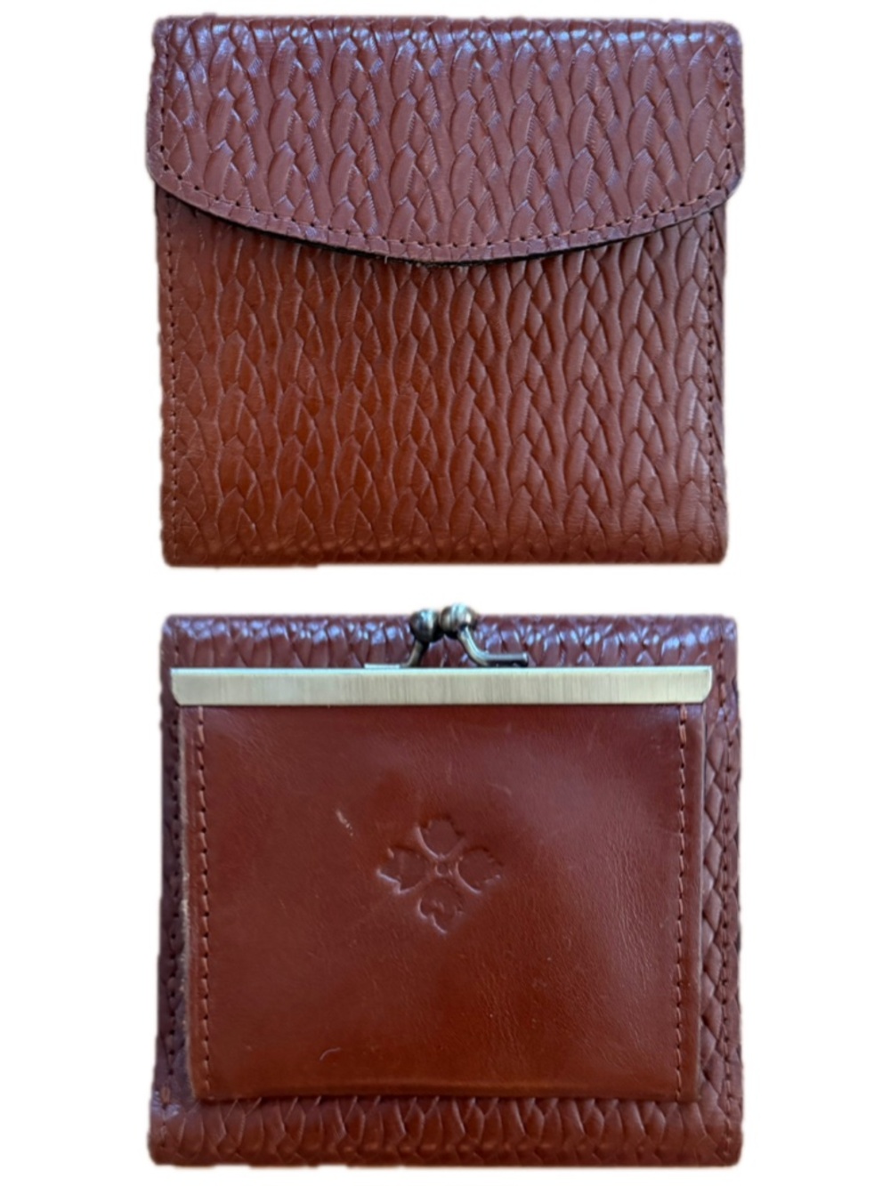 Patricia Nash Woven Leather Reiti Bifold Wallet